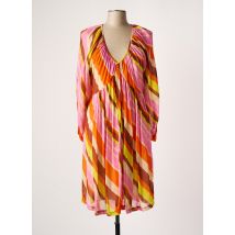 MÊME ROAD - Robe mi-longue rose en viscose - Femme - Taille 38 - Modz