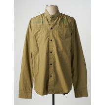 RAW-7 - Chemise manches longues vert en coton - Homme - Taille M - Modz