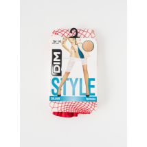 DIM - Collants rouge en polyamide - Femme - Taille 1 - Modz