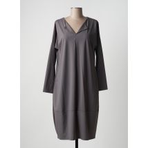 KOKOMARINA - Robe mi-longue gris en polyamide - Femme - Taille 38 - Modz