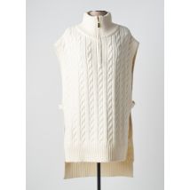 LOLA CASADEMUNT - Pull tunique beige en acrylique - Femme - Taille 38 - Modz