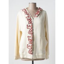 TRICOT CHIC - Gilet manches longues beige en viscose - Femme - Taille 38 - Modz