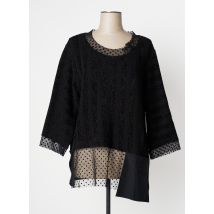 LUUKAA - Pull tunique noir en acrylique - Femme - Taille 38 - Modz