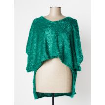 POISSONS BLANCS - Pull vert en polyester - Femme - Taille 44 - Modz