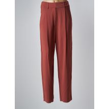 FORTE-FORTE - Pantalon droit marron en viscose - Femme - Taille 38 - Modz