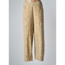 MES DEMOISELLES...PARIS - Pantalon large beige en coton - Femme - Taille 34 - Modz