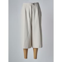 ATTIC AND BARN - Pantacourt beige en polyester - Femme - Taille 42 - Modz