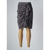 MASSCOB - Jupe courte gris en soie - Femme - Taille 36 - Modz