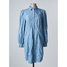 B.YOUNG - Robe mi-longue bleu en coton pour femme - Taille 40 - Modz