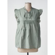 B.YOUNG - Blouse vert en coton - Femme - Taille 42 - Modz