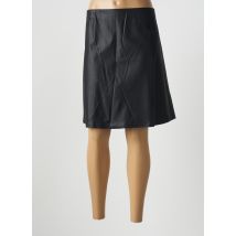 CULTURE - Jupe mi-longue noir en viscose - Femme - Taille 44 - Modz