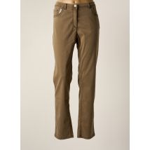 ZERRES - Pantalon droit marron en tencel - Femme - Taille 48 - Modz