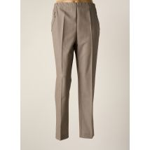 NIKI PARIS - Pantalon droit gris en polyester - Femme - Taille 44 - Modz