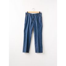 GIORGIO BELLINI - Pantalon droit bleu en coton - Homme - Taille 40 - Modz