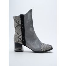 MACIEJKA OBUWIE - Bottines/Boots gris en cuir - Femme - Taille 37 - Modz