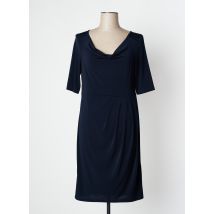 EVALINKA - Robe mi-longue bleu en polyester - Femme - Taille 42 - Modz