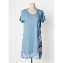 ROSE POMME - Chemise de nuit bleu en coton - Femme - Taille 38 - Modz