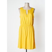 MEXX - Robe mi-longue jaune en coton - Femme - Taille 42 - Modz