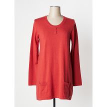 KATMAI - Pull tunique orange en acrylique - Femme - Taille 40 - Modz