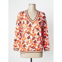 LEO & UGO - Pull orange en viscose - Femme - Taille 40 - Modz