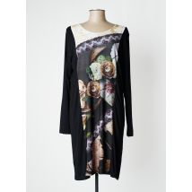 TWEF - Robe mi-longue noir en acrylique - Femme - Taille 42 - Modz