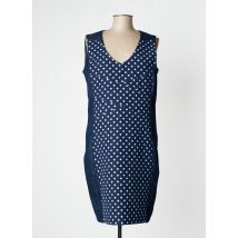 MAE MAHE - Robe mi-longue bleu en coton - Femme - Taille 44 - Modz