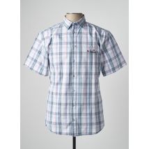 THALASSA - Chemise manches courtes bleu en coton - Homme - Taille M - Modz