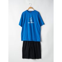 ACHILE - Pyjashort bleu en coton - Homme - Taille 40 - Modz