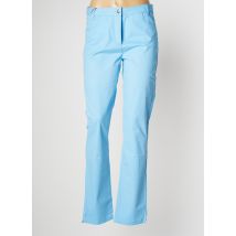 THALASSA - Pantalon slim bleu en coton - Femme - Taille 38 - Modz