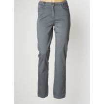 THALASSA - Pantalon slim gris en coton - Femme - Taille 38 - Modz