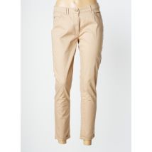 FLEUR DE SEL - Pantalon 7/8 beige en coton - Femme - Taille 38 - Modz