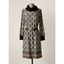 K-DESIGN - Robe mi-longue noir en polyester - Femme - Taille 36 - Modz