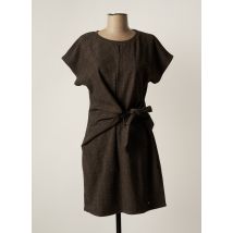 LES P'TITES BOMBES - Robe courte marron en polyester - Femme - Taille 40 - Modz