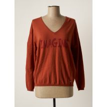 LPB - Pull marron en viscose - Femme - Taille 38 - Modz