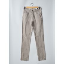 PETER COFOX - Pantalon slim beige en coton - Homme - Taille 38 - Modz