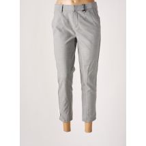 MEXX - Pantalon chino gris en polyester - Femme - Taille 36 - Modz