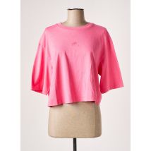 ADIDAS - T-shirt rose en coton - Femme - Taille 38 - Modz