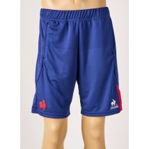 LE COQ SPORTIF - Short bleu en polyester - Homme - Taille 38 - Modz