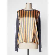 NIU - Top gris en soie - Femme - Taille 40 - Modz