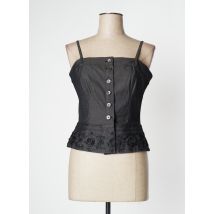IRENE VAN RYB - Top gris en coton - Femme - Taille 40 - Modz