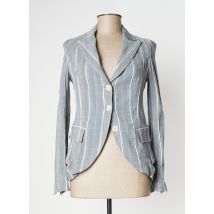 HIGH - Blazer gris en ramie - Femme - Taille 38 - Modz