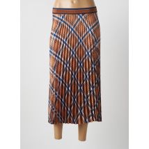 NIU - Jupe mi-longue beige en polyester - Femme - Taille 34 - Modz