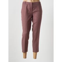 MANILA - Pantalon 7/8 rouge en polyester - Femme - Taille 42 - Modz