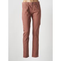 PABLO GERARD DAREL - Jeans coupe slim marron en coton - Femme - Taille 40 - Modz