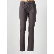 PABLO DELIA - Jeans coupe slim gris en coton - Femme - Taille 42 - Modz