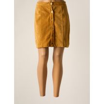 GARANCE - Jupe courte jaune en polyester - Femme - Taille 36 - Modz