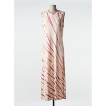 MAISON LABICHE - Robe longue rose en lyocell - Femme - Taille 40 - Modz