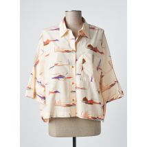 TINSELS - Chemisier beige en coton - Femme - Taille 40 - Modz
