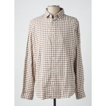 SELECTED - Chemise manches longues marron en viscose - Homme - Taille L - Modz