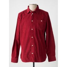 KNOWLEDGE COTTON APPAREL - Chemise manches longues rouge en coton - Homme - Taille M - Modz